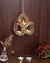 Collectible India Tealight Candle Holder Metal Wall Hanging Wall Art Sconce for Home Living Room Décor /Christmas Decoration Items/Christmas Decorations/Diwali Gifts for Family and Friends
