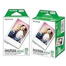 Fujifilm Instax Mini Instant Film, 2 x 10 Shoots x 2Pack (Total 40 Shoots) Value Set