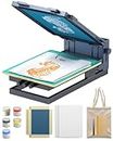 xTool Screen Printer Basic All Inclusive Kit, Screen Printing Kit with Pre-Coated Screen, Revolutionary Screen Printing Solution, Screen Printer for T-Shirts Small Business Gifts(Laser Not Included)
