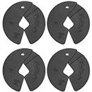 Micro Gainz NEW 1.25LB Dumbbell Fractional Weight Plates 4 Piece- Designed for Dumbbell Training and Micro Loading, Made in USA