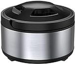 Dr. Equipment- Stainless Steel Thermoware Casserole Hot Pot for hot Meal| chapati| Curry| roti (2500ML)