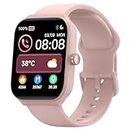 Smart Watches for Men Women, Alexa Built in & Bluetooth Call(Answer/Make), 1.95" Touch Screen Fitness Tracker with Heart Rate SpO2 Sleep Monitor Smart Watch for iPhone Android IP68 Waterproof
