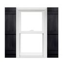 Homeside 4 Board and Batten Joined Vinyl Shutters (1 Pair) In Stock Now 14-1/2 Inch x 63 Inch - 050 Black
