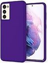 REALCASE Samsung Galaxy S20 FE Back Cover Case | Full Protective Liquid Silicone Case Back Cover for Samsung Galaxy S20 FE (S-Purple)