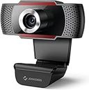 J JOYACCESS Webcam per PC, webcam 1080p/30fps con microfono Full HD, webcam USB Plug and Play con widescreen a 105 gradi, telecamera PC per conferenze, studio, zoom, Skype, compatibile Windows, MacOS