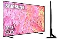 SAMSUNG TV QLED 4K 2023 75Q64C Smart TV de 75" con 100% Volumen de Color, Quantum HDR10+, Multi View, Q-Symphony y Modo Juego Panorámico con Barra de Juego 2.0.