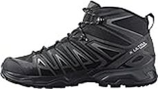 Salomon Men's X Ultra Pioneer Mid Climasalomon Waterproof Hiking Boots for Men, Black/Magnet/Monument, 13