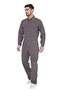 Associated Uniforms Men's 100% Cotton Industrial Work Wear Coverall Boiler Suit of 240 GSM (M-38, DARK GREY)