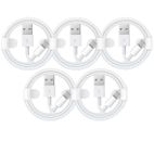 USB Type C Charging Cable (5 Pack) Type C Chargers for iPhone & Samsung Etc