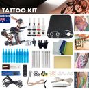 Beginner Tattoo Machine Set Tattoo Tools Equipment Power Pedal Needles 78Pcs/Kit