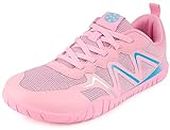 Zapatillas Deportivas y de Moda para Mujer Calzados Minimalistas Descalzo para Correr en Asfalto Barefoot Zapatos Transpirable Rosa 42