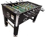 Play In The City Unisex Football Table/Soccer Table Warrior Edition with 2 Cup Holder (Black)