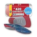 Dr. Scholl’s® Custom Fit® Orthotics 3/4 Length Inserts, CF 420, Customized for Your Foot & Arch, Immediate All-Day Pain Relief, Lower Back, Knee, Plantar Fascia, Heel, Insoles Fit Men & Womens Shoes