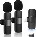 Lavalier Mikrofon für Smartphone Mini Microphone Plug & Play Wireless Mikrofon