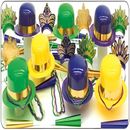 The Holiday Aisle® PMU New Year’s Eve Party Supplies 2024 Party Kit Assortment - Decorations Supplies 100/Psn Kit in Green/Yellow/Indigo | Wayfair