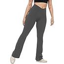 2024 AI - Out Sports Workout Yoga Athletic Running Women Leggings Fitness Pants Yoga Pants Ensemble Tailleur (Dark Gray, M)