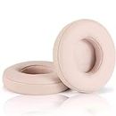 tunghey Solo 3 Earpad Replacement Solo 2 Ear Pads Cushion Accessories Compatible with Be-ATS by Dr-e Solo3/Solo2 Wireless A1796/B0534 Headphones, Made of Protein Leather Memory Foam (Pink)