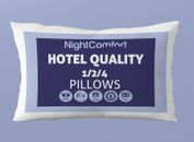 Luxury Hotel Quality Pillows Extra Filled - Rebounce Hollowfibre Pack Of 1, 2, 4