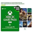 Xbox Game Pass for PC | 3 Month | Age of Empires IV è incluso con l'abbonamento | Windows 10 - Codice download