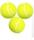 Rubber Green Tennis Cricket Ball | Pack Of 3 Balls