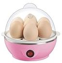 SOFLIN Egg Boiler Electric Automatic Off 7 Egg Poacher For Steaming, Cooking, Boiling And Frying, (350 Watts,Multicolor)