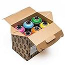 Montana Black - Basic Colours Box Set (6) Spray Paint Bundle - 6 x 400ml Cans