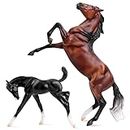 Breyer Horses Freedom Series Wild and Free | Juego de caballos y potro | Juguete de caballo | 9.7 x 7 pulgadas | Escala 1:12 | Modelo #62227