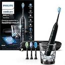 Philips Sonicare DiamondClean Smart Electric, Rechargeable toothbrush for Complete Oral Care, with Charging Travel Case, 5 modes – 9500 Series, Black, HX9924/11