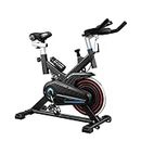 Genki Exercise Bike Magnetic Spin Bike Stationary Bike Indoor Cycling Home Gym Bike for Home Cardio Workout Cycle Bike Training Upgraded Version