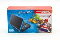 Nueva consola portátil Nintendo 2DS XL Mario Kart 7 edición limitada azul negro nueva
