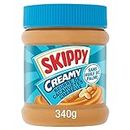 Skippy Beurre de Cacahuètes Creamy - Texture Crémeuse & Saveur à l'Américaine - Sans Huile de Palme - 340 g