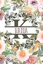 Katia: Personalized To Do List Notepad with Elegant Floral Design Cover. 120 Pages of Practicality and Charm. The Perfect Katia Name Gift, Lined Notebook for Organizing Tasks, Ideas and Daily Goals.