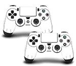 Elton PS4 Controller Designer 3M Skin for Sony Playstation 4 DualShock Wireless Controller - Pure White, Skin for One Controller Only