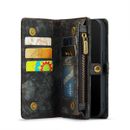 Black iPhone 6 Plus / 6S Plus Multi-functional Wallet Purse Magnetic Case