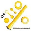 LLMSIX Gas Can Spout Replacement Gas Can Spout 1/2/5/10 Gallon Gas Oil Can Replacement Gas Can Nozzle Gas Can Cap With Bendable Nozzle Kit Fuel Can Spout for Most of The Cans