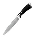 Lellow Paring, Daily Use Knife Stainless Steel, Light Weight, Ultra Sharp with Black Silicone Handle Japanese Chef Knife for Home Kitchen Restaurant