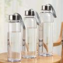 Extérieur SPORTS Portable Water Bottles Plastique Transparent Rond Fuite Preuve
