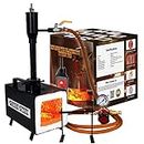 Simond Store Portable Propane Gas Forge Single Burner Knife and Tool Making Blacksmith Farrier Forge with Stand