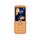 Carvaan Saregama Bhakti (M22) Keypad Mobile Phone - 750 Pre-Loaded Devotional Songs, Dual Sim, 2.4 Inch Display, 1500 mAh Battery, 1.3 GB Free Memory Space, FM, BT, Camera | Iris Orange