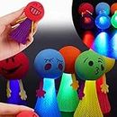 Party bag fillers for kids Glowing Ball Launchers Bouncy Ball LED Light Up Toys Party Favors Glow in The Dark Party Supplies Girls boys Party Bag Fillers Birthday Giveaways Children, Party Decorations