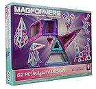 Magformers Inspire Design Set (62-Pieces) Magnetic Building Blocks, Educational Magnetic Tiles Kit , Magnetic Construction STEM Set