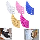 Kids Foils Shoes Sneaker Angel Wing Girls Boys Clothing Decor DIY Accessories-ca