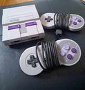 Nintendo Super NES Console Classic Edition No Cords Hackchi Installed Tested