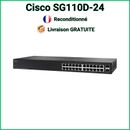 🥇✅ Switch Cisco SG110D-24 - Parfait état ⭐⭐⭐⭐⭐ 24 ports 10/100/1000 Mbps