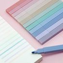12pcs Aesthetic Cute Highlighters Mild Assorted Colors With Soft Tip, For School Supplies And Office Journal Diy Home