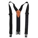 Dickies Men's Perry Y-Back Adjustable Suspender, Black, One Size