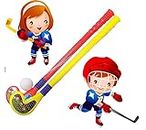 Verbier Hockey Set for Kids 2 Hockey Sticks 1 Ball Kids Party Return Gift (3-5 Year) Pack of 1