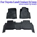 TPE Car Floor Mats Liners For Toyota Land Cruiser/LC200 2010-2021 Auto Anti Slip