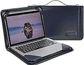 Broonel Blue Leather Laptop Messenger Case - Compatible with Apple MacBook Pro 16” (2021)