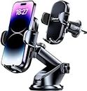 MP-MALL Car Phone Holder 【2024 Newest & Strongest��】 Dashboard Windscreen Vent Clip Handsfree Mobile Mount Stand Cradle for 15 Pro Max 14 13 12 All Phones